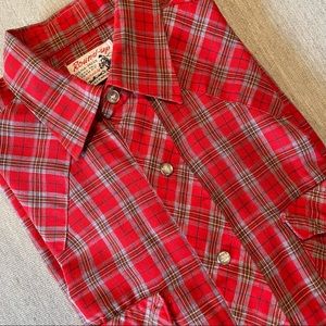 Mens Vintage Western Shirt